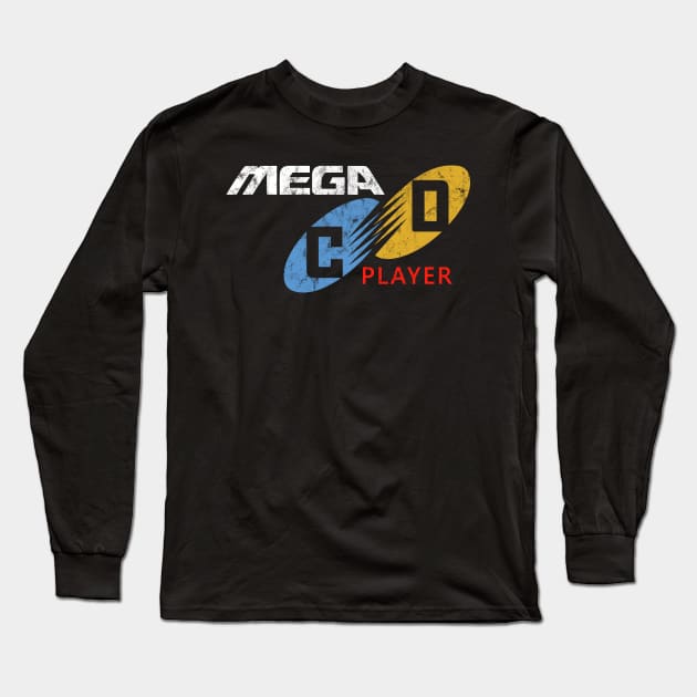 Mega CD - Japanese Sega CD I Long Sleeve T-Shirt by MalcolmDesigns